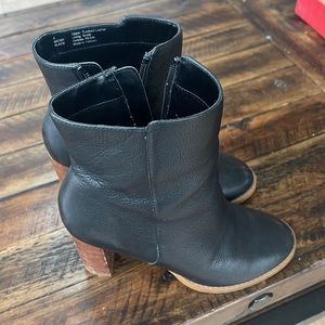 Sole Society ankle high leather boots